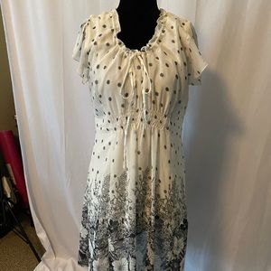 Short dress with butterflies